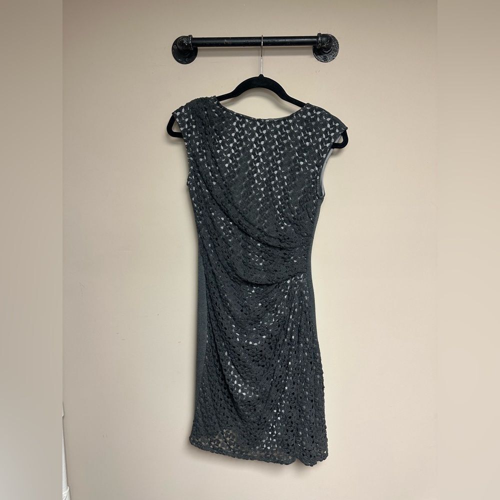 Boston Proper Grey Cocktail Dress